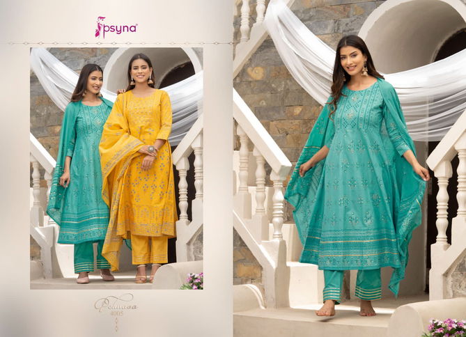 Pehnava 4 Psyna Function Wear Wholesale Readymade Suits Catalog